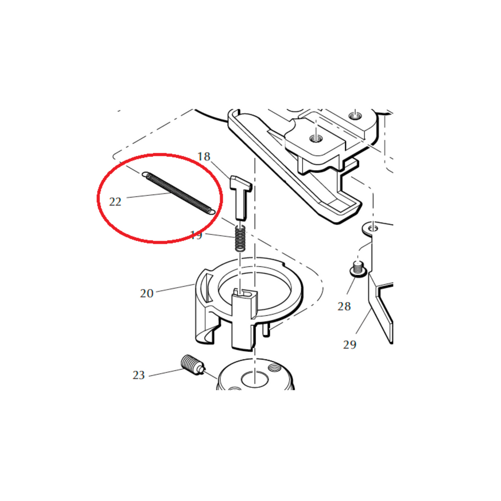DILLON 650 750 INDEX SPRING 13791