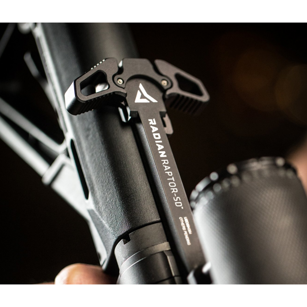 CHARGING HANDLE RADIAN RAPTOR  SD AMBIDESTRO BLK
