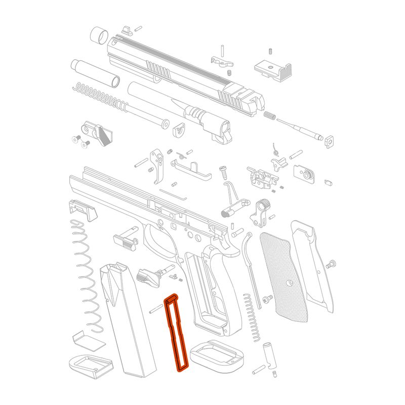 GUIA CARREGADOR CZ 75 SP-01 SHADOW 2