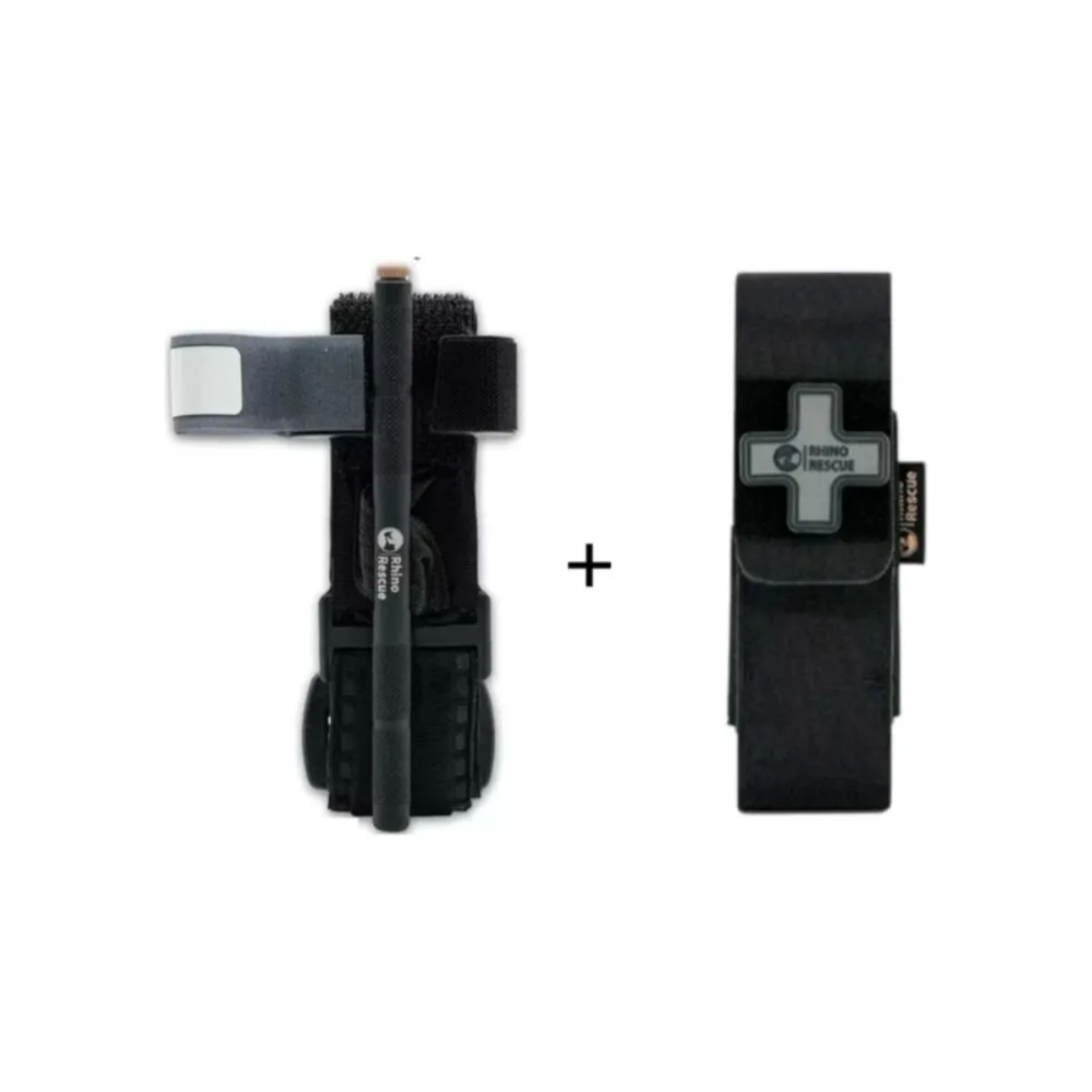 KIT TORNIQUETE PORTA TESOURA MARCADOR RHINO RESCUE