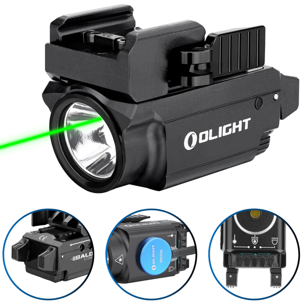 LANTERNA PISTOLA BALDR MINI 600 LM BLK OLIGHT