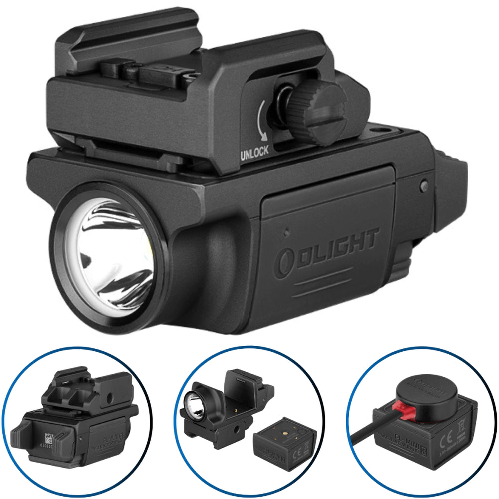 LANTERNA OLIGHT PL MINI 3 VALKYRIE BLACK 600 LM