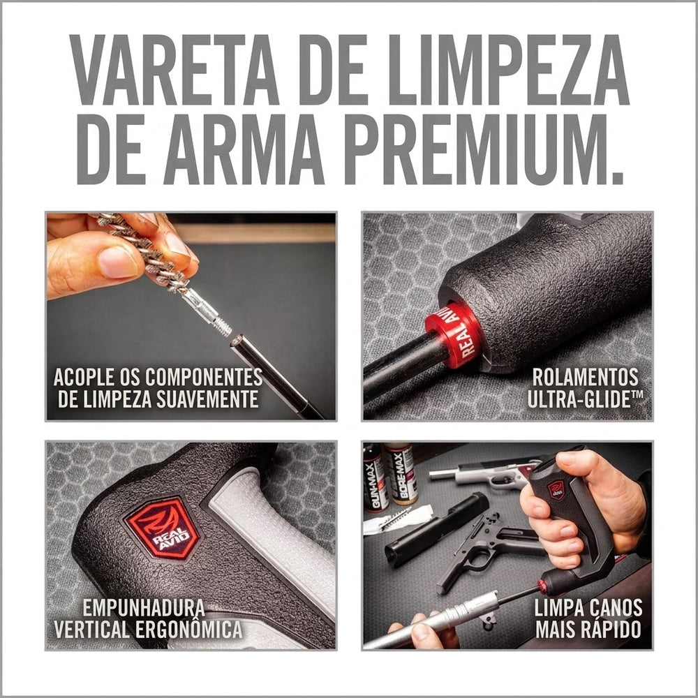 HASTE DE LIMPEZA PISTOLA 9 REAL AVID AVBMSR2209