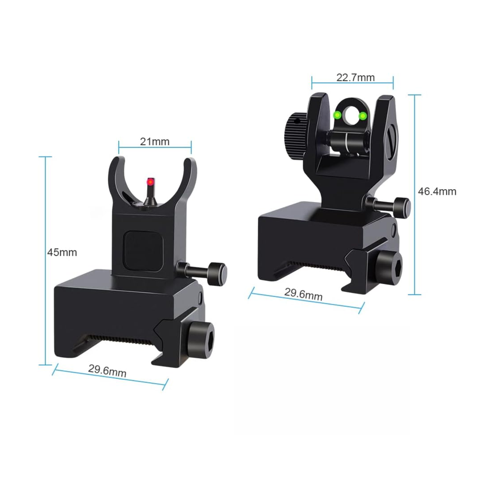 MIRA PICATINNY PLATAFORMA AR 15 ALUMINIO XS