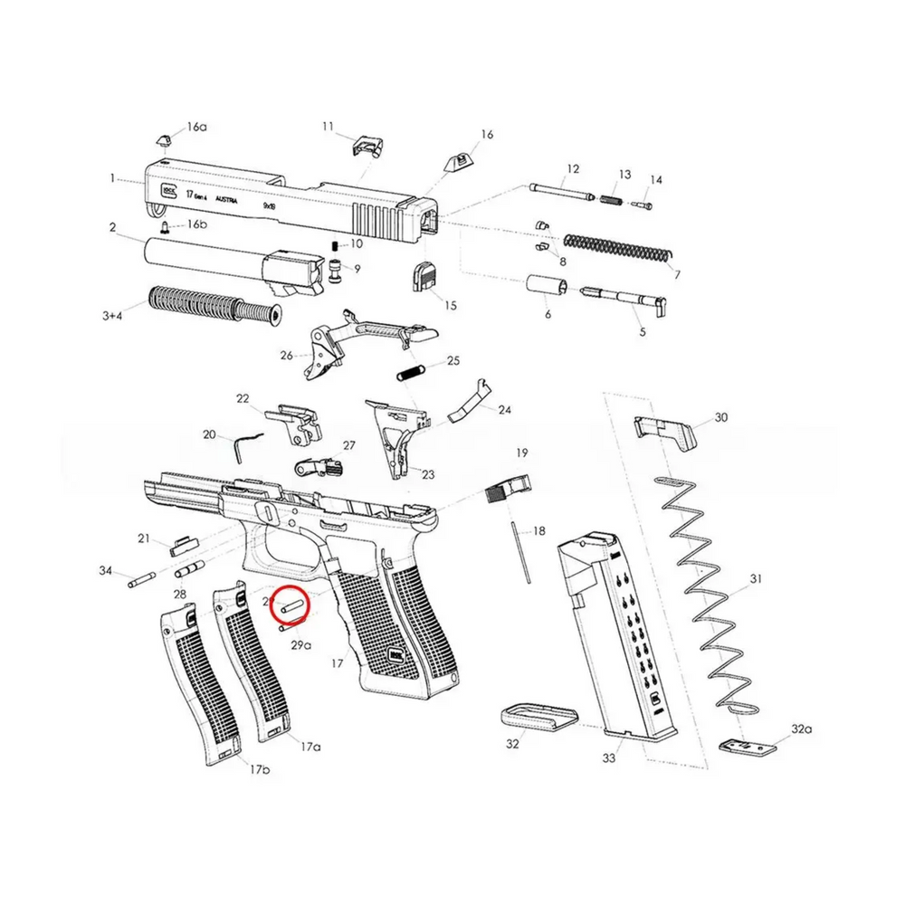 ET PINO TRIGGER HOUSING GLOCK