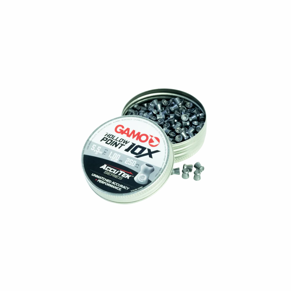 CHUMBINHO GAMO HOLLOW POINT 10X ACCU  250 5.5MM