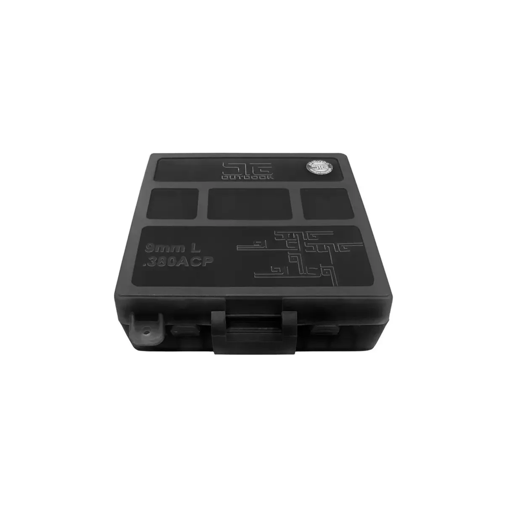 CAIXA PARA 100 CARTUCHOS CAL 380/9MM BLACK PIANO