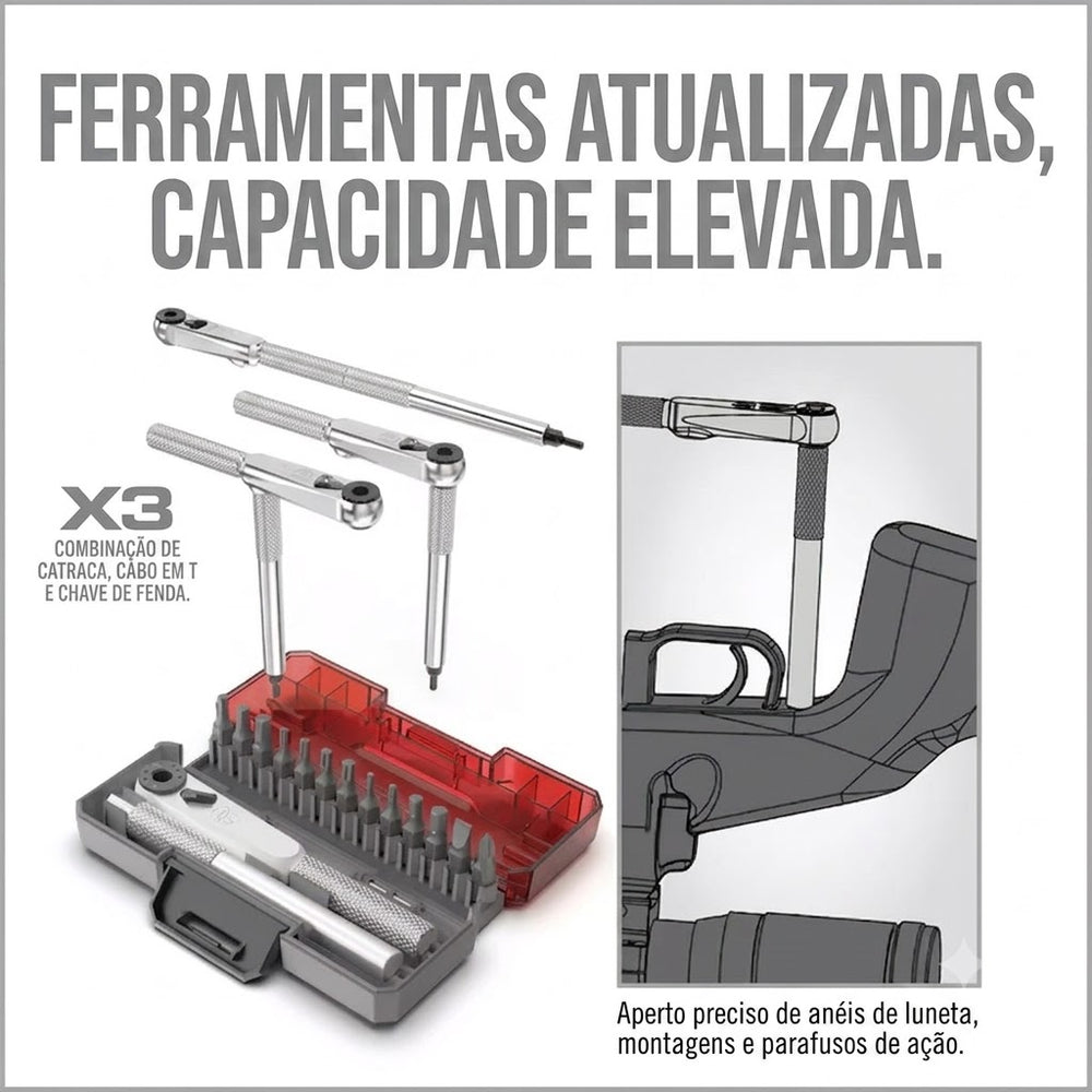 CONJUNTO ARMEIRO X3 DRIVER 13B PRECISAO REAL AVID AVX3GBS13