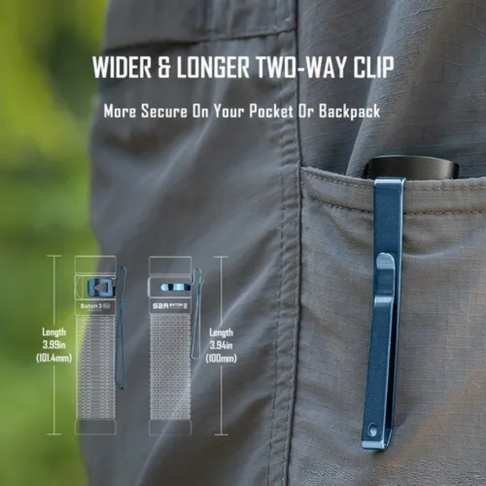 LANTERNA OLIGHT BATON 3 PRO CW BLK