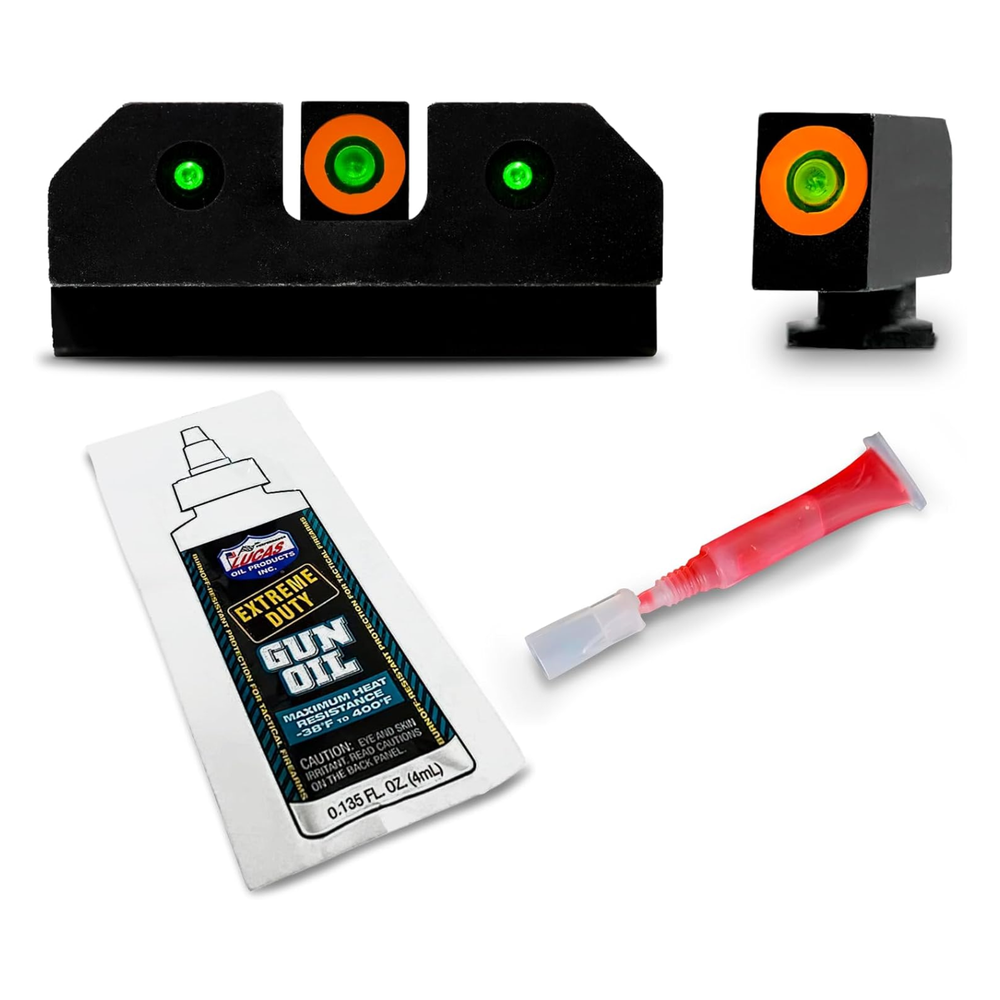 MIRA GLOCK TRI DOT TRITIUM LARANJA XS SIGHTS