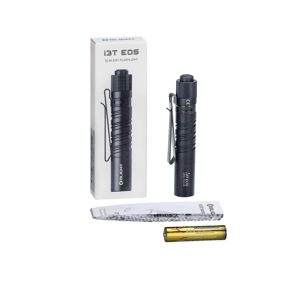 LANTERNA OLIGHT I3T EOS BLK 180 LUMENS