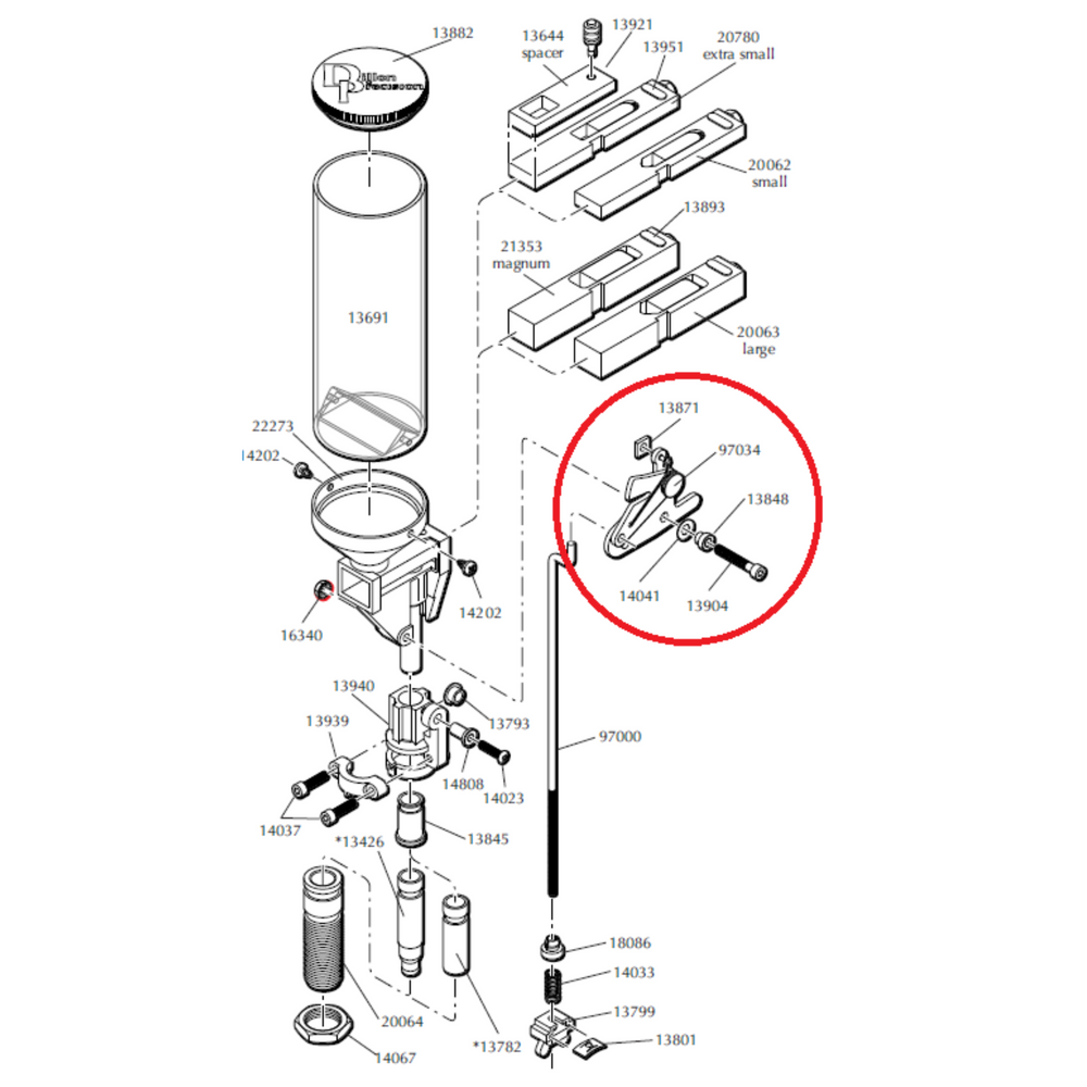 POLVORIMETRO DILLON LOCK LINK 97034