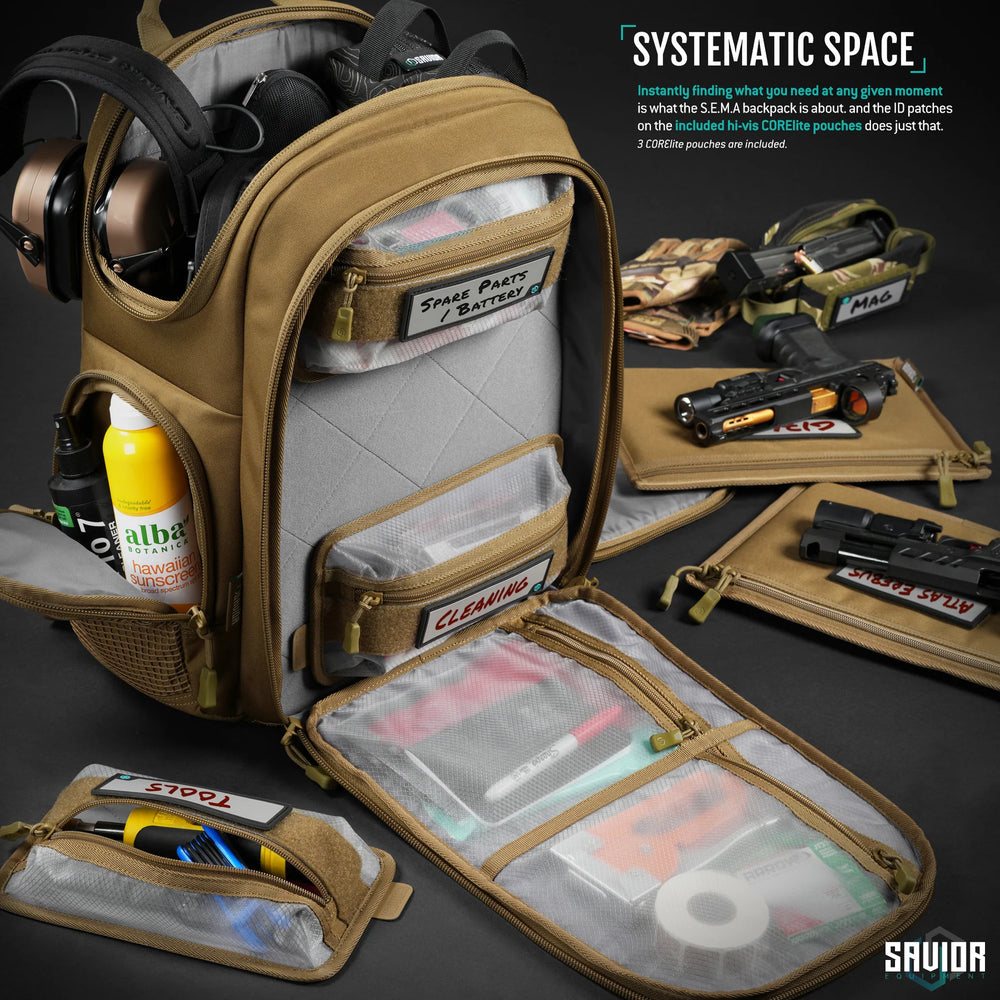 MOCHILA SAVIOR SEMA RIGIDA TIRO ESPORTIVO FDE