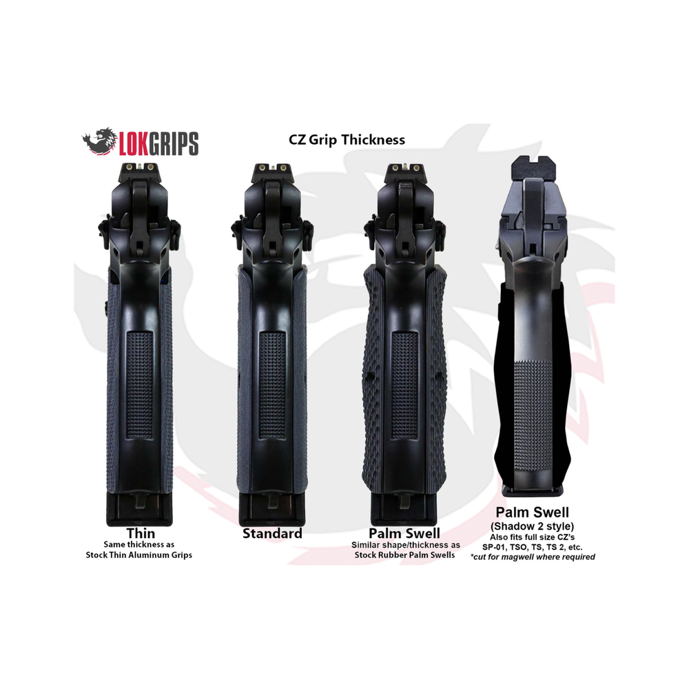 LOK GRIP SHADOW 2 THIN BOGIES BLK