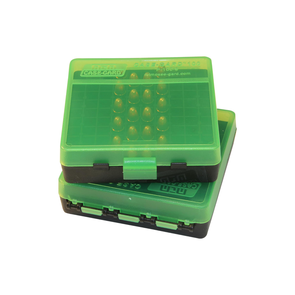 CAIXA DE MUNICAO 9MM  100RD VERDE MTM