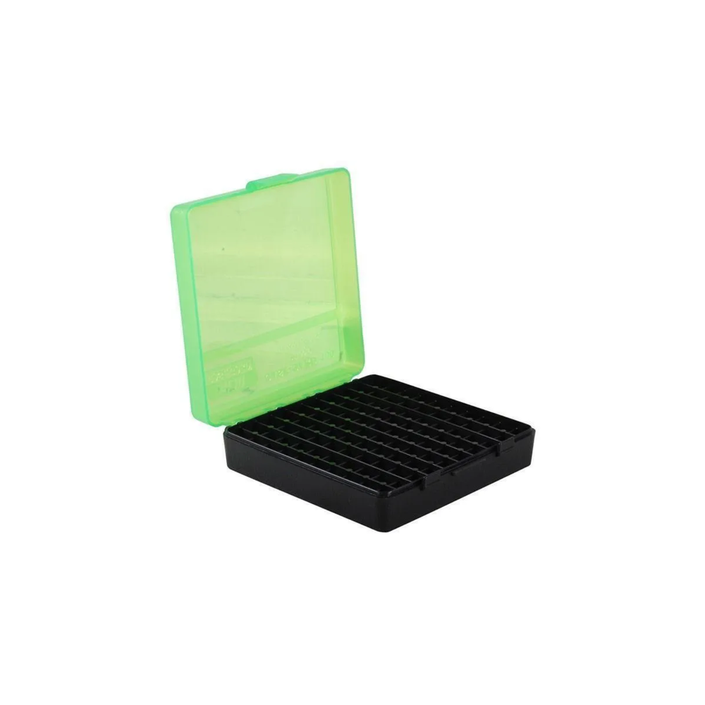 CAIXA DE MUNICAO 9MM  100RD VERDE MTM