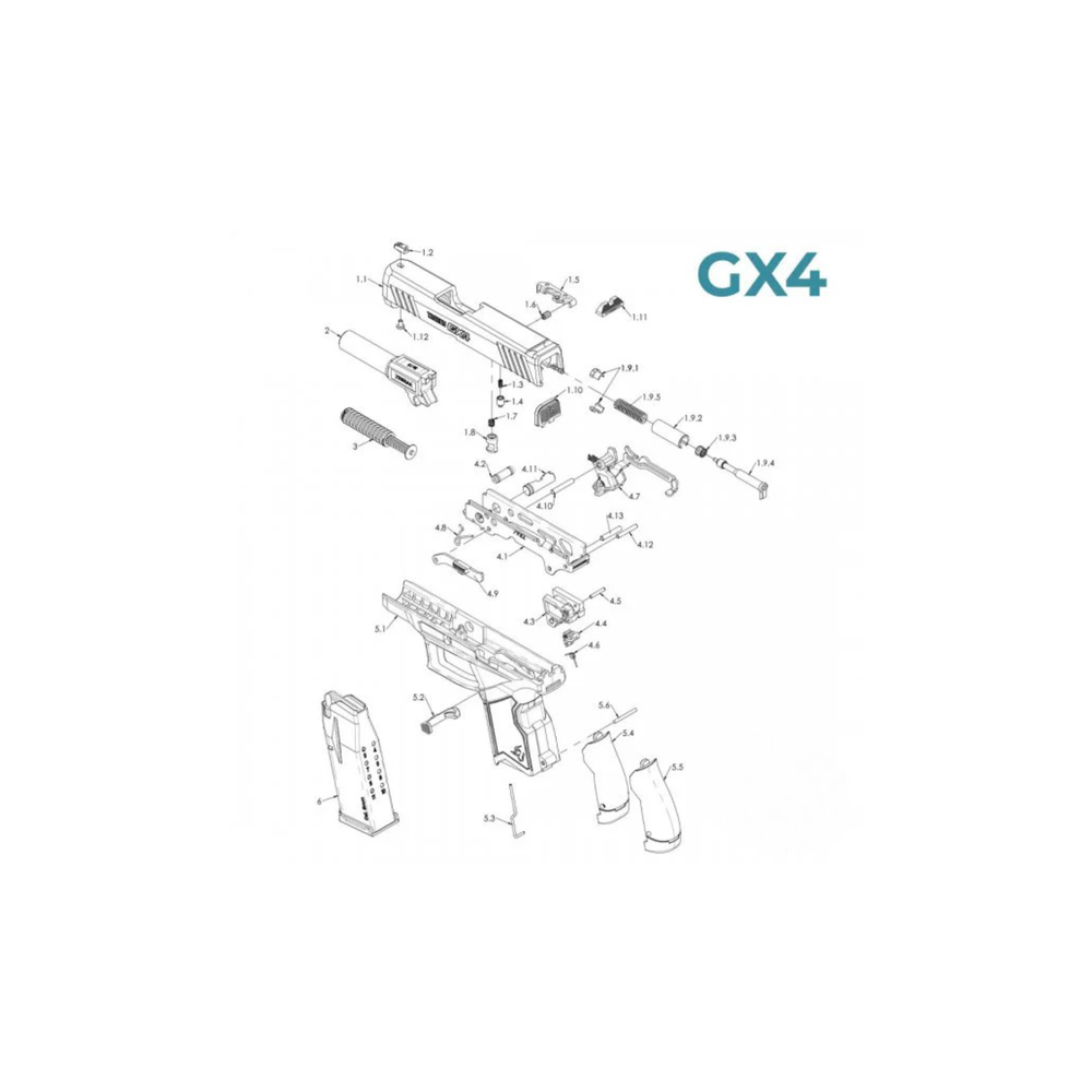 MOLA PERCUSSOR POWER GX4