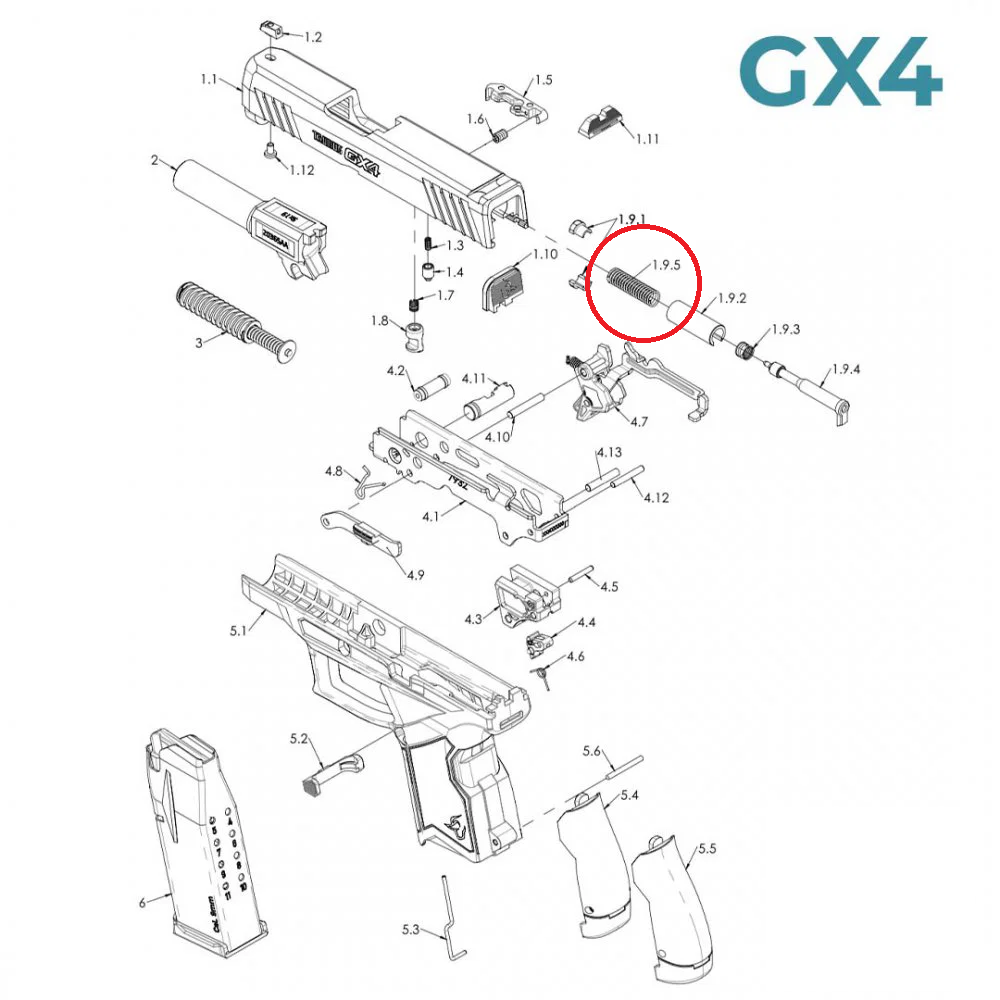 MOLA PERCUSSOR POWER GX4