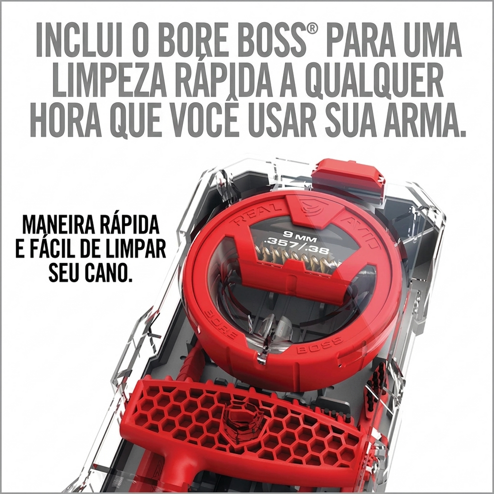 KIT DE LIMPEZA 380 9MM 357 REAL AVID AVGBMK9MM