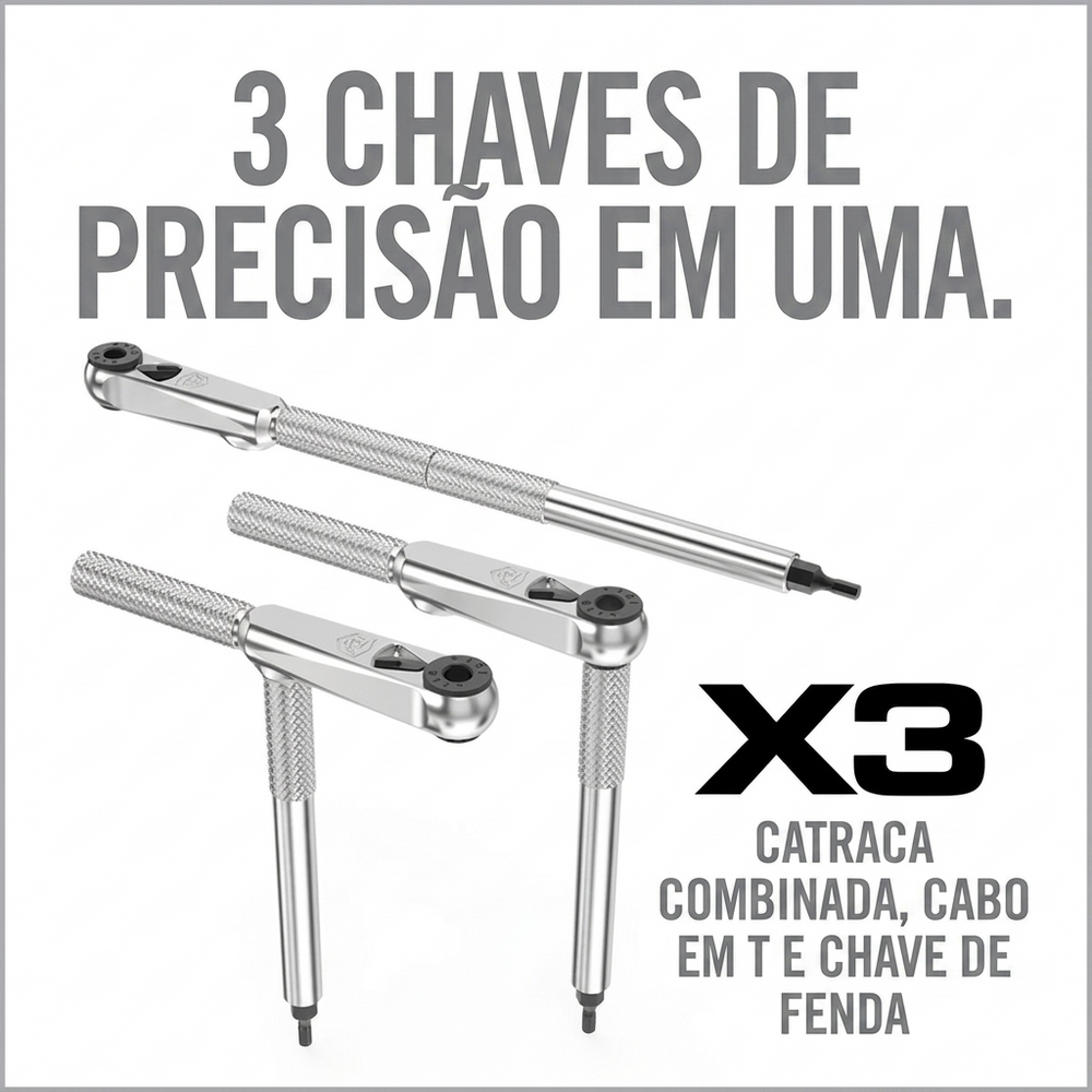 CONJUNTO ARMEIRO X3 DRIVER 52B REAL AVID AVX3SGBS52