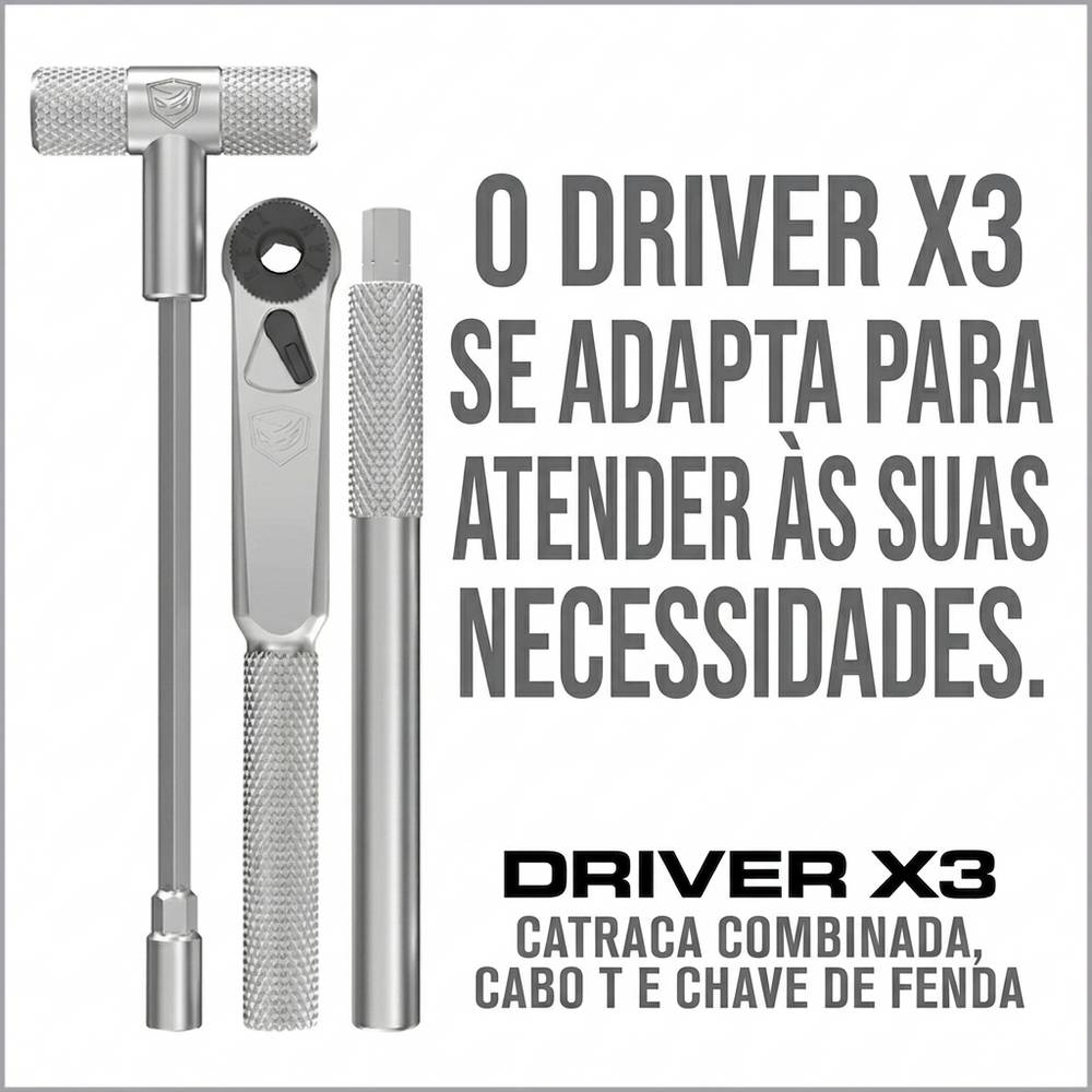 CONJUNTO ARMEIRO X3 DRIVER 52B REAL AVID AVX3SGBS52