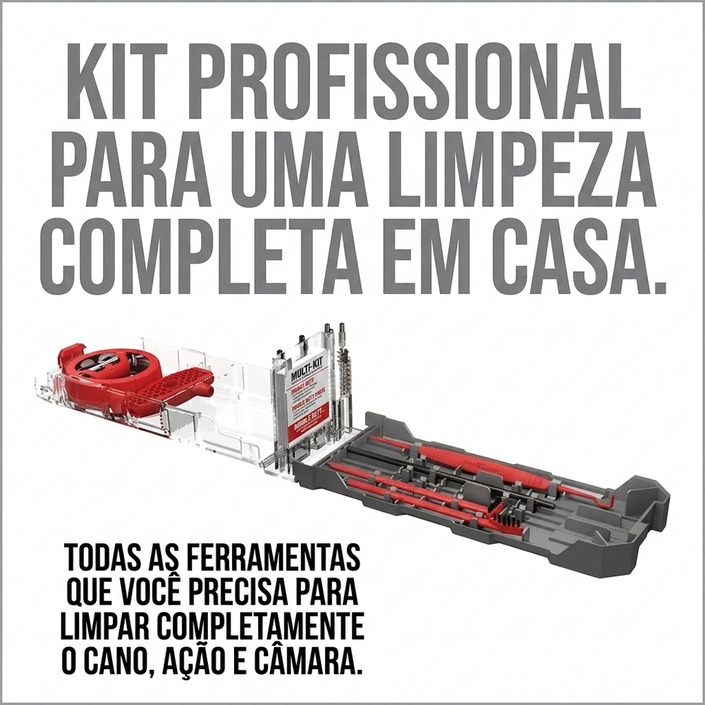 KIT DE LIMPEZA 380 9MM 357 REAL AVID AVGBMK9MM