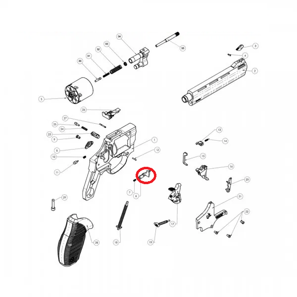 FERROLHO REVOLVER TAURUS