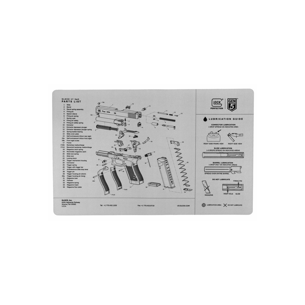 GUNPAD TAPETE MANUTENCAO GLOCK OEM 31717
