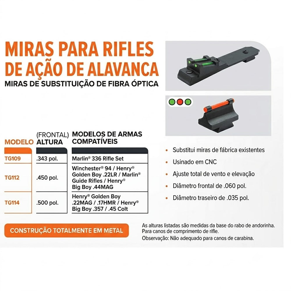 MIRA TRUGLO FIBRA OPTICA LEVER ACTION PUMA TG114