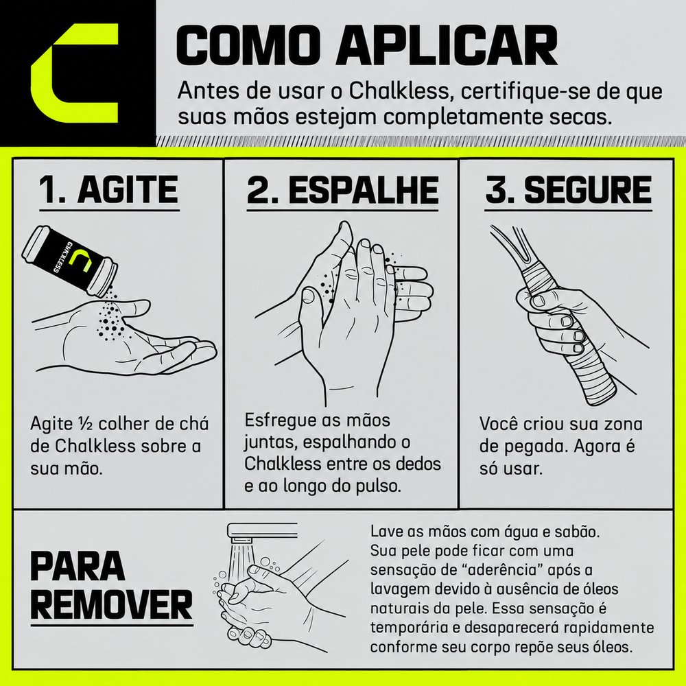 CHALKLESS PO GRIP DE ALTA ADERENCIA 15G