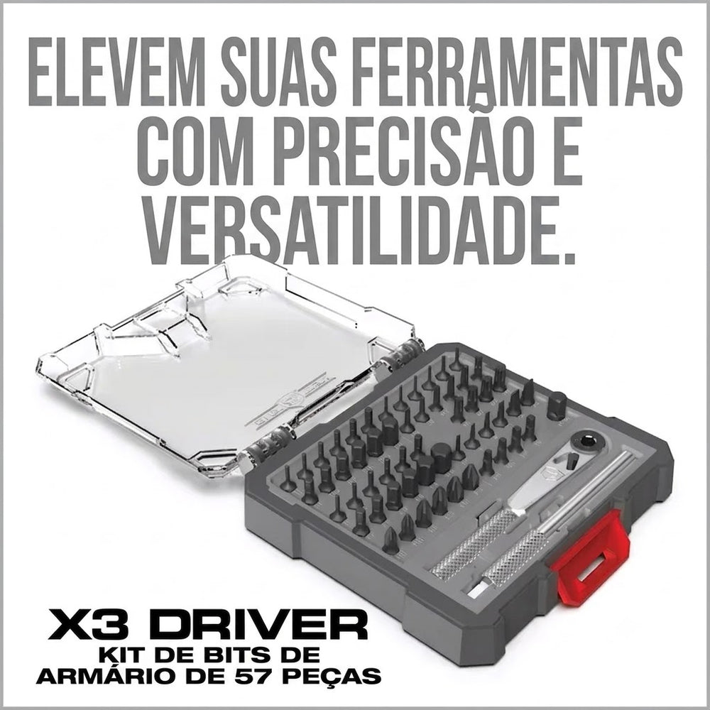 CONJUNTO ARMEIRO X3 DRIVER 57B REAL AVID AVX3GBS57