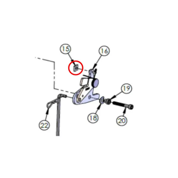 DILLON BELLCRANK CUBE POLVORIMETRO DILLON 13871