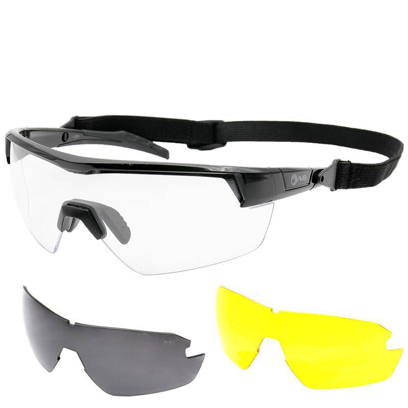 OCULOS PROTECAO BALISTICO PRETO