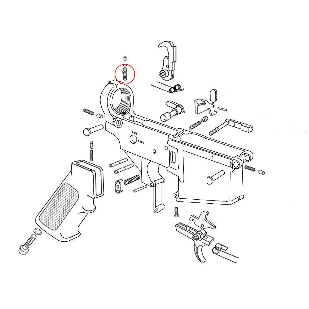 ET MOLA RETENTOR BUFFER AR15