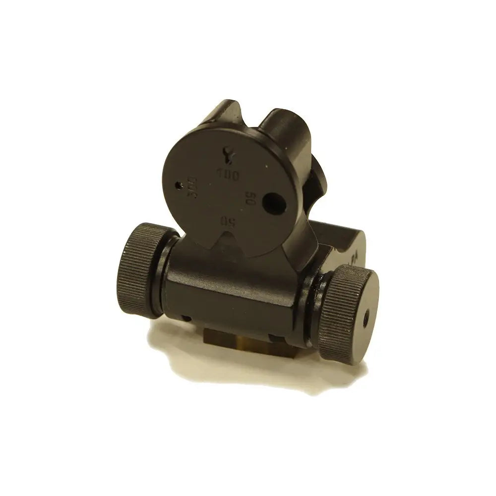 LPA MIRA AJUSTAVEL REBATIVEL COM FIBRA PICATINNY AR9 AR15 MAS7COM