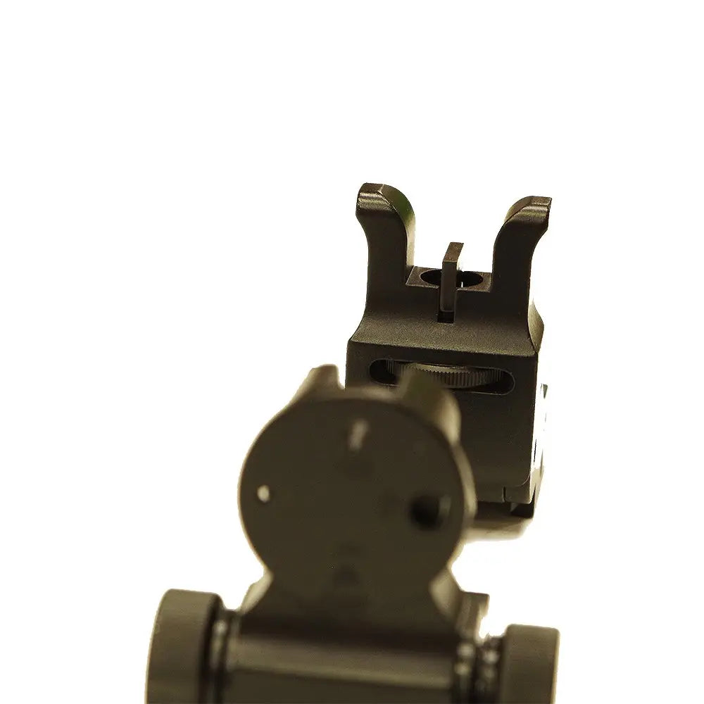 LPA MIRA AJUSTAVEL REBATIVEL COM FIBRA PICATINNY AR9 AR15 MAS7COM