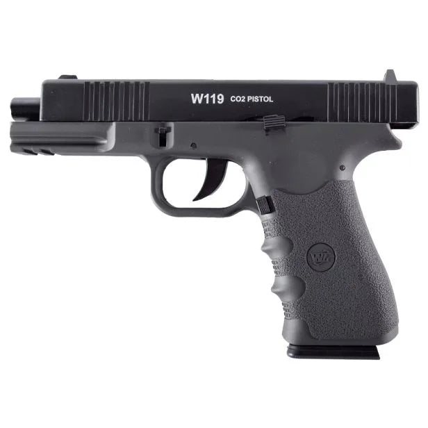 PISTOLA DE PRESSAO ROSSI WINGUN W119 SLIDE METAL CO2 4,5MM 21L119276
