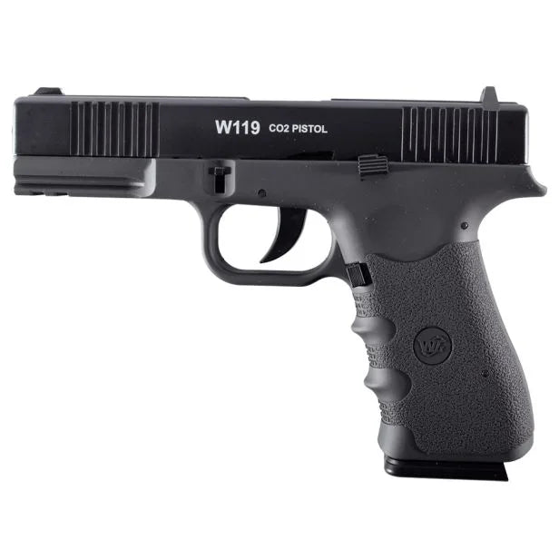 PISTOLA DE PRESSAO ROSSI WINGUN W119 SLIDE METAL CO2 4,5MM 21L119276