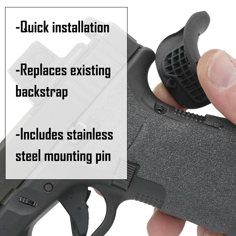 BACKSTRAP GLOCK REDUCED ANGLE G17 G19 GEN 4/5