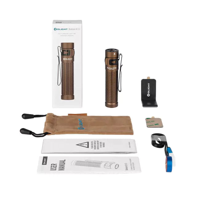 LANTERNA OLIGHT BATON 3 PRO CW TAN