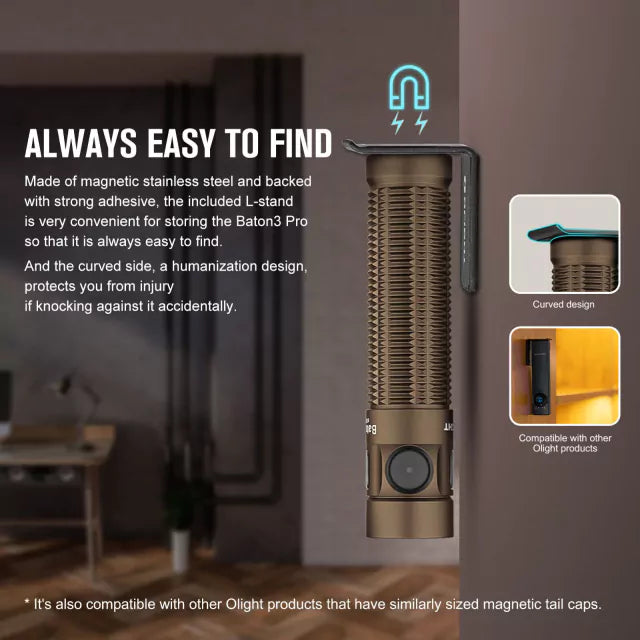 LANTERNA OLIGHT BATON 3 PRO CW TAN