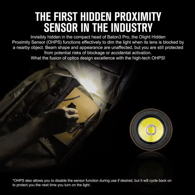 LANTERNA OLIGHT BATON 3 PRO CW TAN
