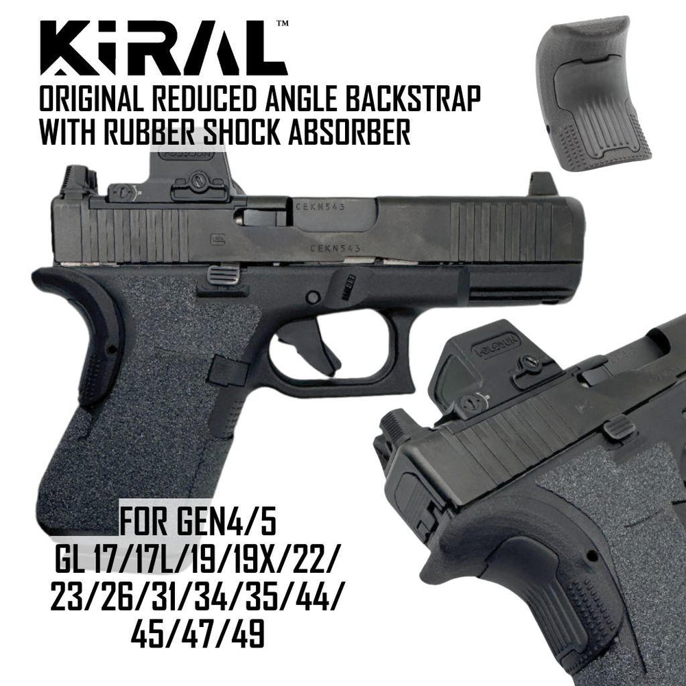 BACKSTRAP GLOCK SHOCK ABSORVER G17 G19 GEN 4/5
