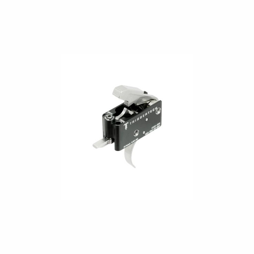 GATILHO TRIGGERTECH AR15 ADAPTAVEL CURVO PRATA