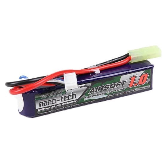 BATERIA TURNIGY NANO-TECH  1000mAh 3S 20-40C LIPO AIRSOFT
