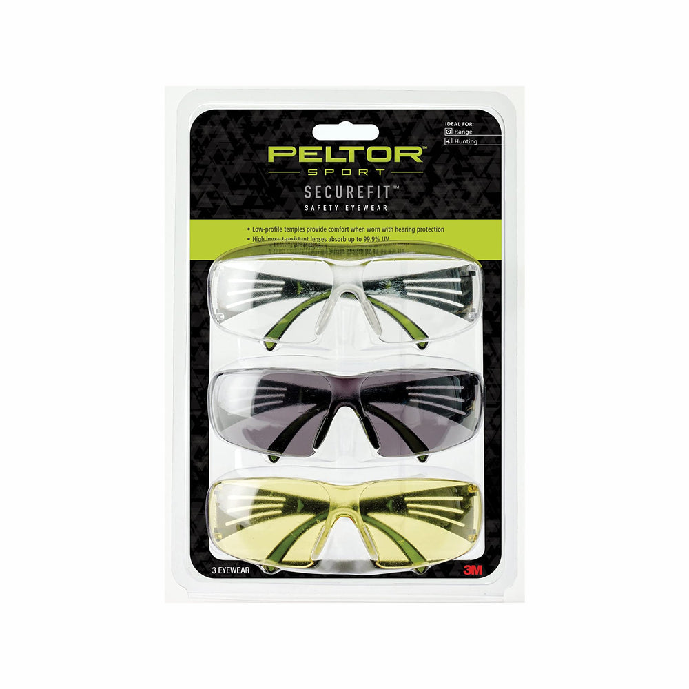 OCULOS TIRO ESPORTIVO PELTOR 3M 3 LENTES