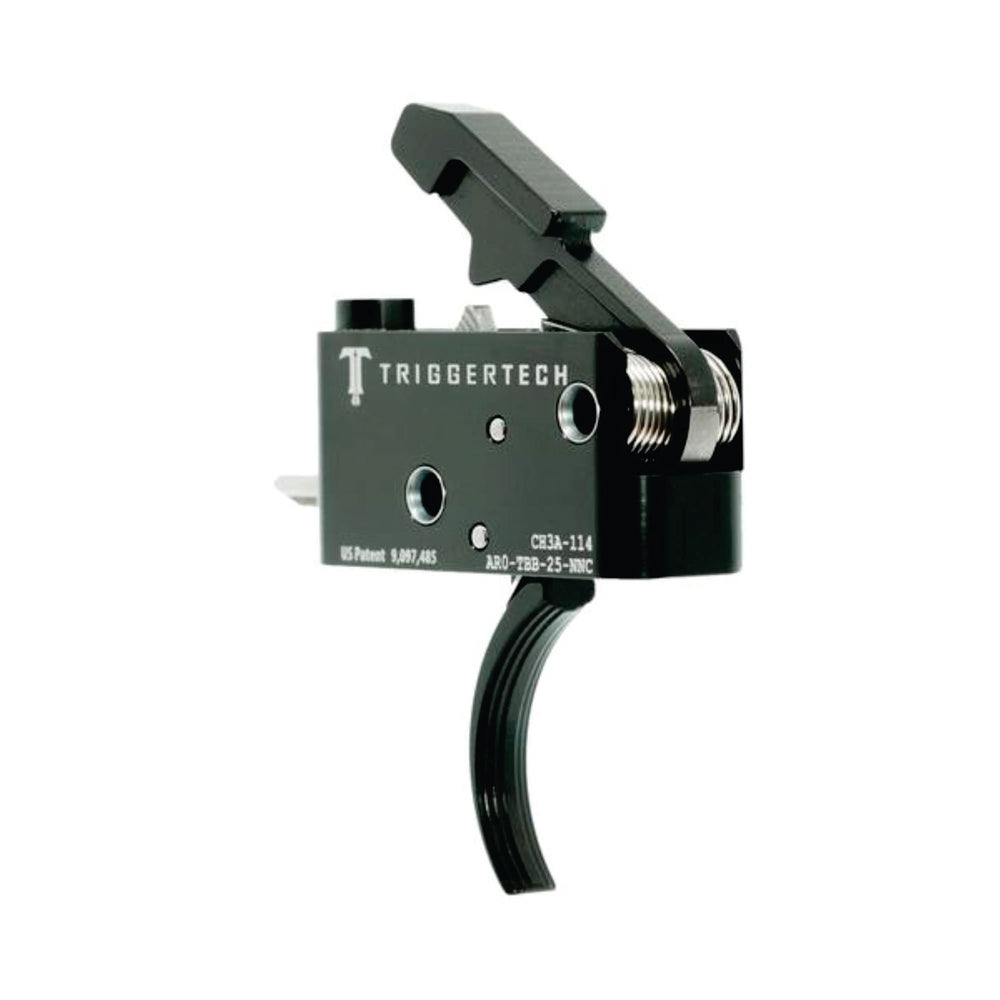 GATILHO TRIGGERTECH AR15 ADAPTAVEL CURVO PRETO