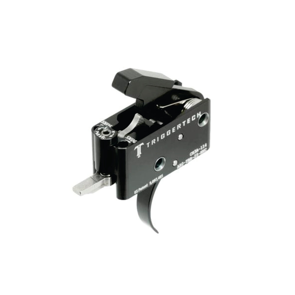 GATILHO TRIGGERTECH AR15 ADAPTAVEL CURVO PRETO