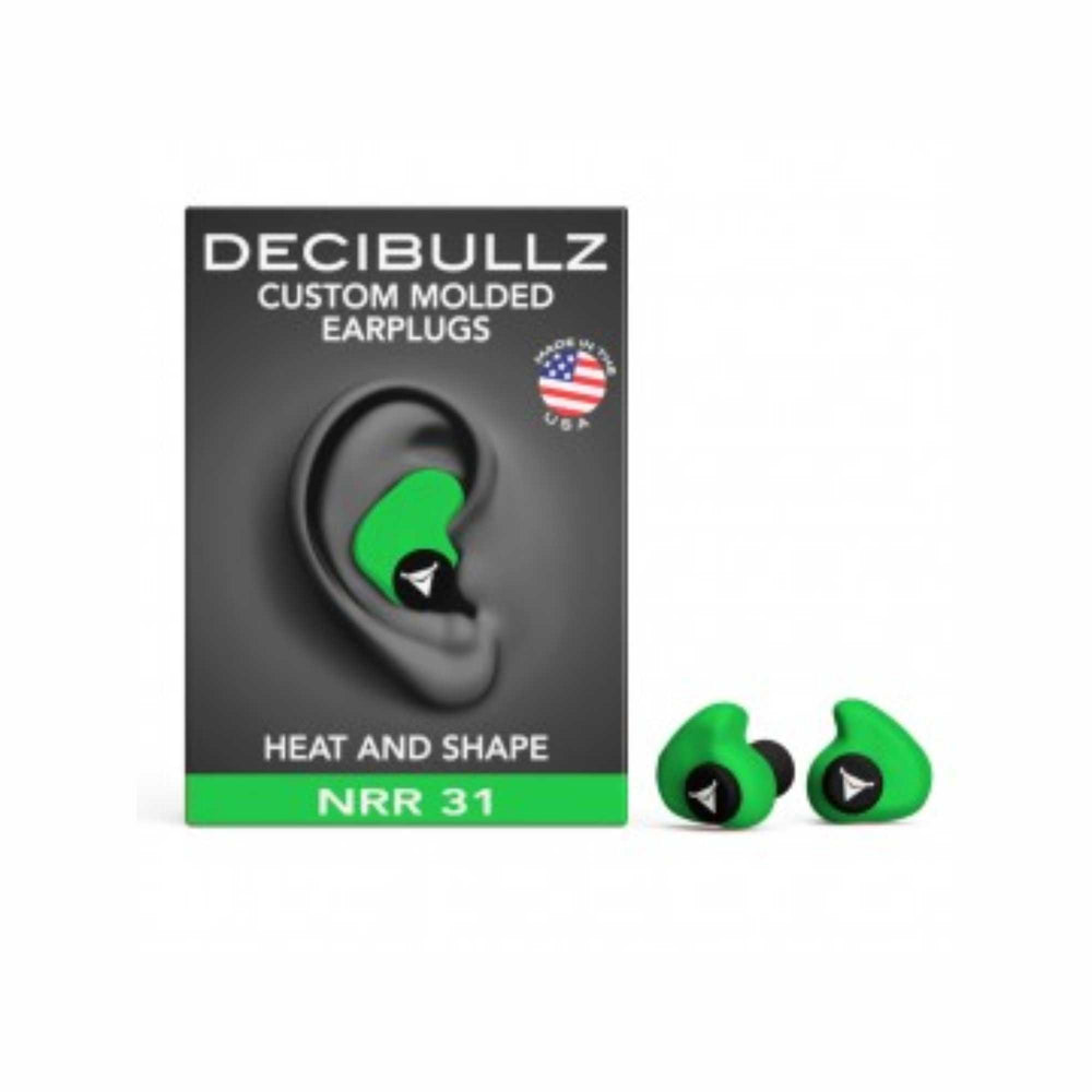 ABAFADOR DECIBULLZ PROTETOR AURICULAR MOLDAVEL VERDE