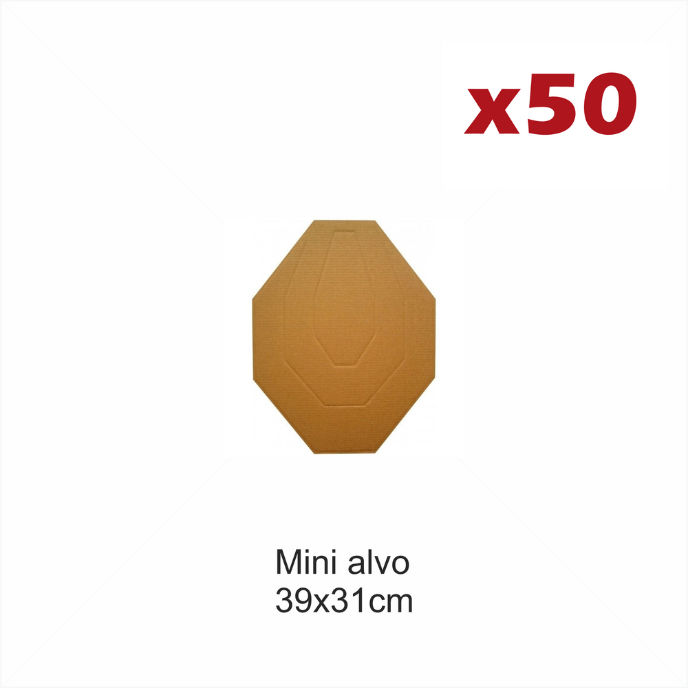 ALVO IPSC PAPELAO MINI PRD XS 50 UN